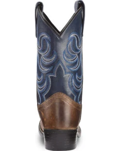 Cody James Boys' Two-Tone Embroidered Western Boots - Round Toe -Cody James Sales 2000221649 200 BK