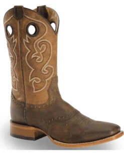 Cody James Men's Saddle Vamp Western Boots - Broad Square Toe