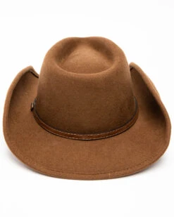 Cody James Men's Fawn Pinch Front Leather Stud Band Wool Hat  -Cody James Sales 2000234015 200 P5