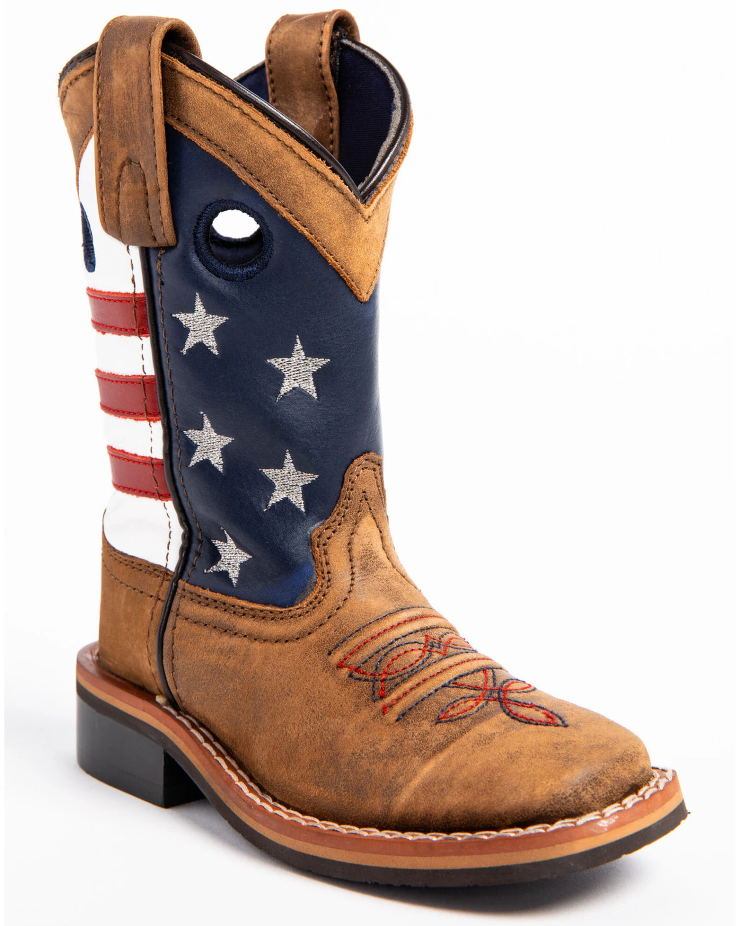 Cody James Boys' USA Flag Western Boots - Broad Square Toe Cody James Boys' USA Flag Western Boots - Broad Square Toe -Cody James Sales 2000253465 200 P1