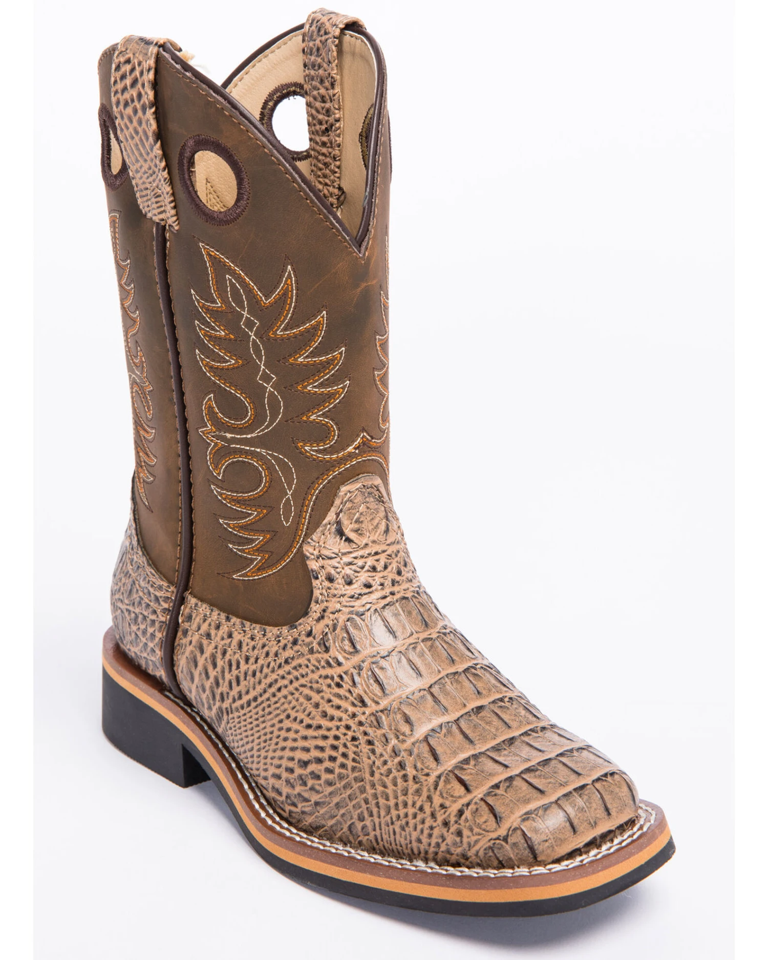 Cody James Little Boys' Gator Print Western Boots - Broad Square Toe Cody James Little Boys' Gator Print Western Boots - Broad Square Toe -Cody James Sales 2000253467 200 P1