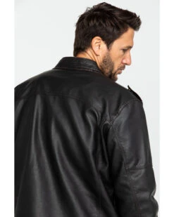 Cody James Men's Backwoods Distressed Faux Leather Moto Jacket 6 Cody James Men's Backwoods Distressed Faux Leather Moto Jacket -Cody James Sales 2000282518 200 P5