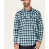 Cody James Men's FR Plaid Print Long Sleeve Work Shirt 1 Cody James Men's FR Plaid Print Long Sleeve Work Shirt -Cody James Sales 2000325699 442 P1