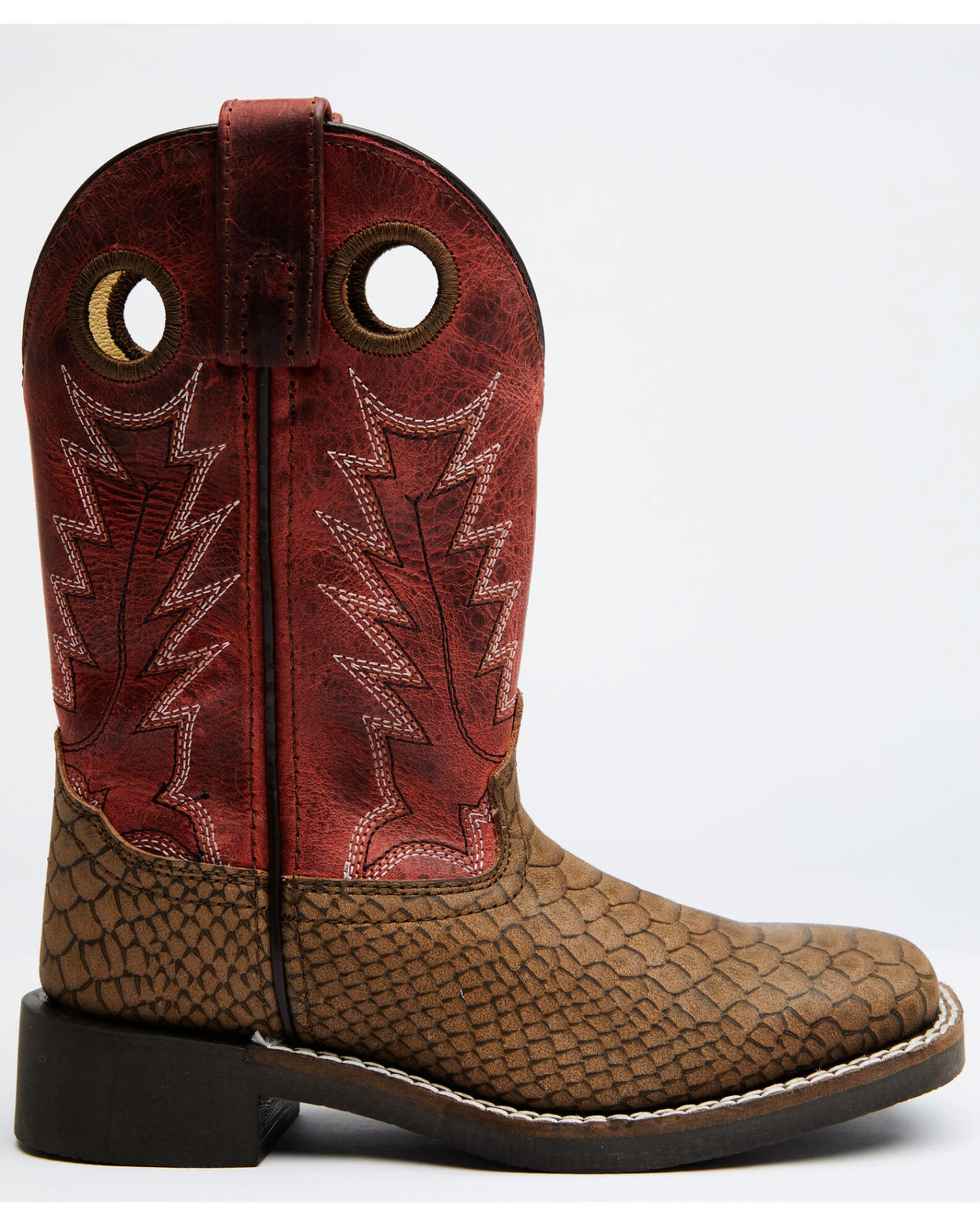 Cody James Boys' Reptile Print Western Boots - Broad Square Toe Cody James Boys' Reptile Print Western Boots - Broad Square Toe -Cody James Sales 2000328726 920 P2