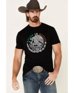 Cody James Men's Black Born In Mexico Graphic T-Shirt 