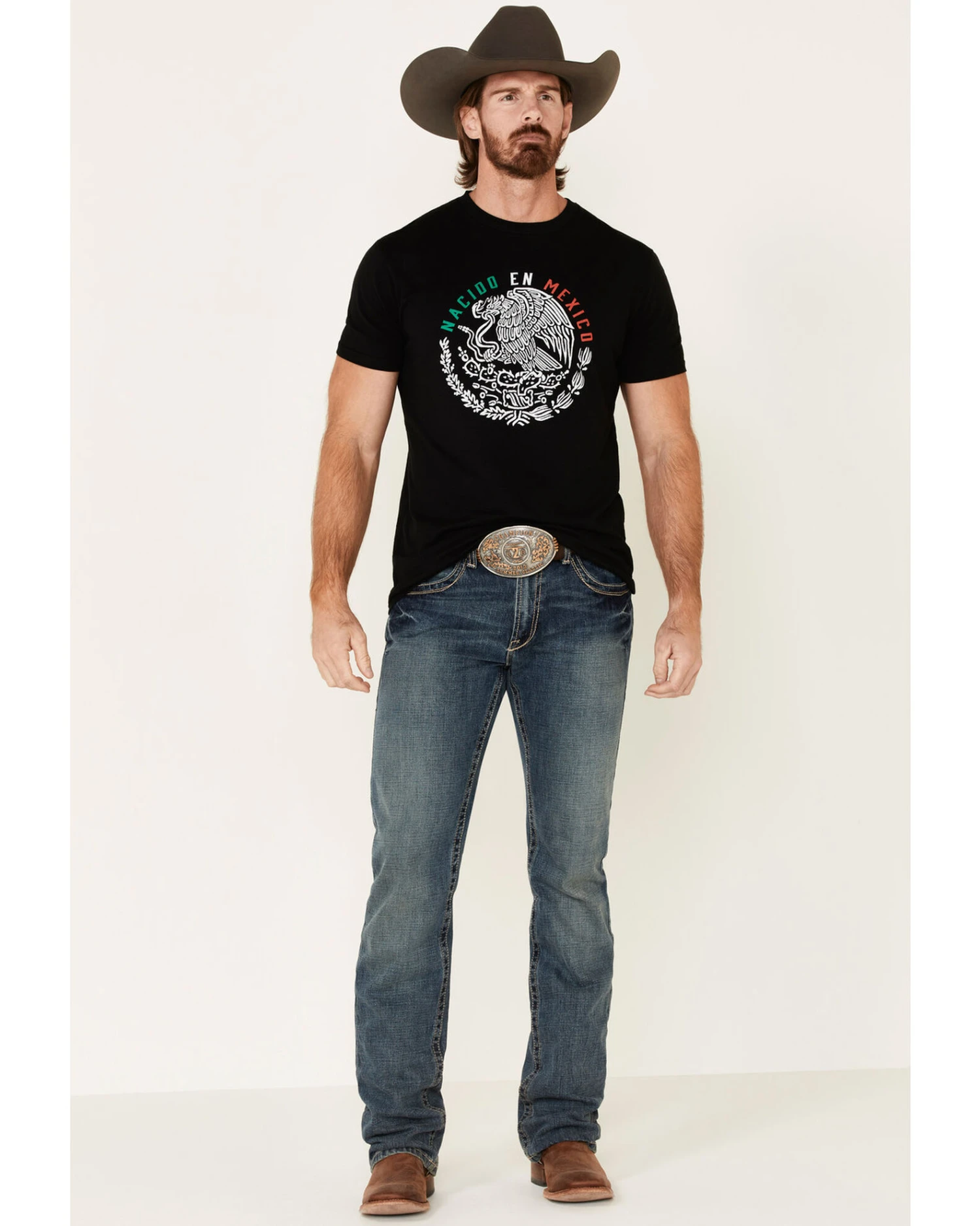 Cody James Men's Black Born In Mexico Graphic T-Shirt Cody James Men's Black Born In Mexico Graphic T-Shirt -Cody James Sales 2000332445 001 P2