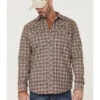 Cody James Men's FR Small Plaid Print Long Sleeve Pearl Snap Work Shirt 2 Cody James Men's FR Small Plaid Print Long Sleeve Pearl Snap Work Shirt -Cody James Sales 2000343143 640 P1