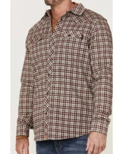 Cody James Men's FR Small Plaid Print Long Sleeve Pearl Snap Work Shirt  -Cody James Sales 2000343143 640 P3