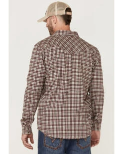 Cody James Men's FR Small Plaid Print Long Sleeve Pearl Snap Work Shirt  -Cody James Sales 2000343143 640 P4