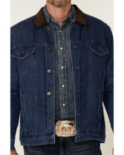 Cody James Men's Grand Teton 3.0 Sherpa-Lined Button-Front Denim Jacket 5 Cody James Men's Grand Teton 3.0 Sherpa-Lined Button-Front Denim Jacket -Cody James Sales 2000343282 402 P4