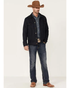 Cody James Men's Indigo Washed Button Down Unlined Denim Jacket  -Cody James Sales 2000343285 402 P2