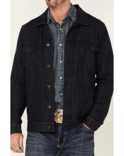 Cody James Men's Indigo Washed Button Down Unlined Denim Jacket  -Cody James Sales 2000343285 402 P3