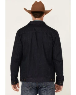 Cody James Men's Indigo Washed Button Down Unlined Denim Jacket  -Cody James Sales 2000343285 402 P4