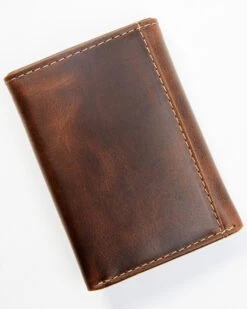 Cody James Men's Brown Tooled Trifold Leather Wallet 4 Cody James Men's Brown Tooled Trifold Leather Wallet -Cody James Sales 2000346692 200 P3