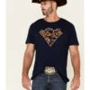 Cody James Men's Navy Poncho Desert Graphic Short Sleeve T-Shirt  -Cody James Sales 2000347473 400 P1