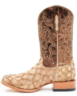 Cody James Men's Exotic Pirarucu Western Boots - Broad Square Toe 4 Cody James Men's Exotic Pirarucu Western Boots - Broad Square Toe -Cody James Sales 2000351584 280 P3