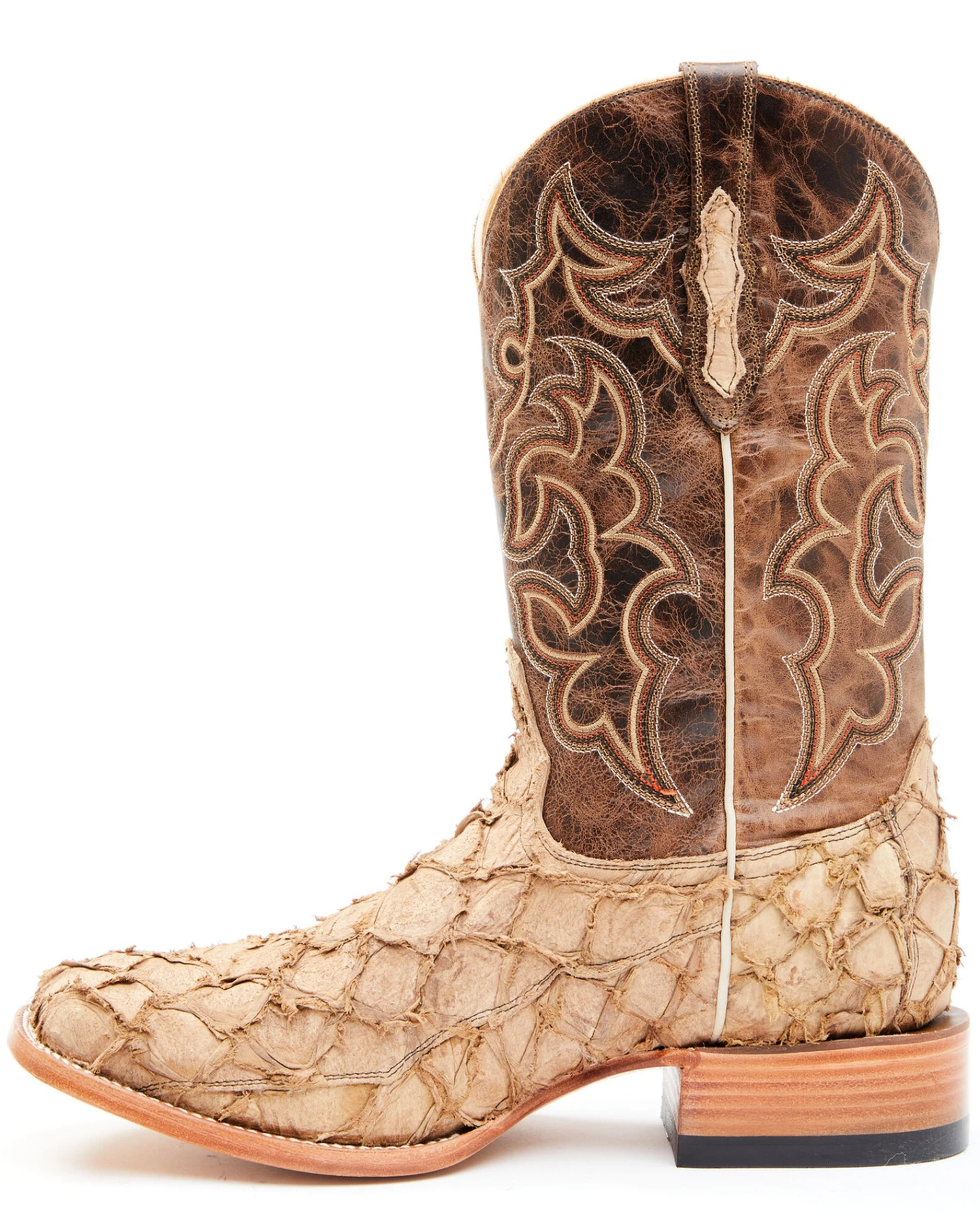 Cody James Men's Exotic Pirarucu Western Boots - Broad Square Toe Cody James Men's Exotic Pirarucu Western Boots - Broad Square Toe -Cody James Sales 2000351584 280 P3
