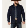 Cody James Men's Coasting Medium Wash Button-Front Unlined Denim Jacket 2 Cody James Men's Coasting Medium Wash Button-Front Unlined Denim Jacket -Cody James Sales 2000351707 402 P1