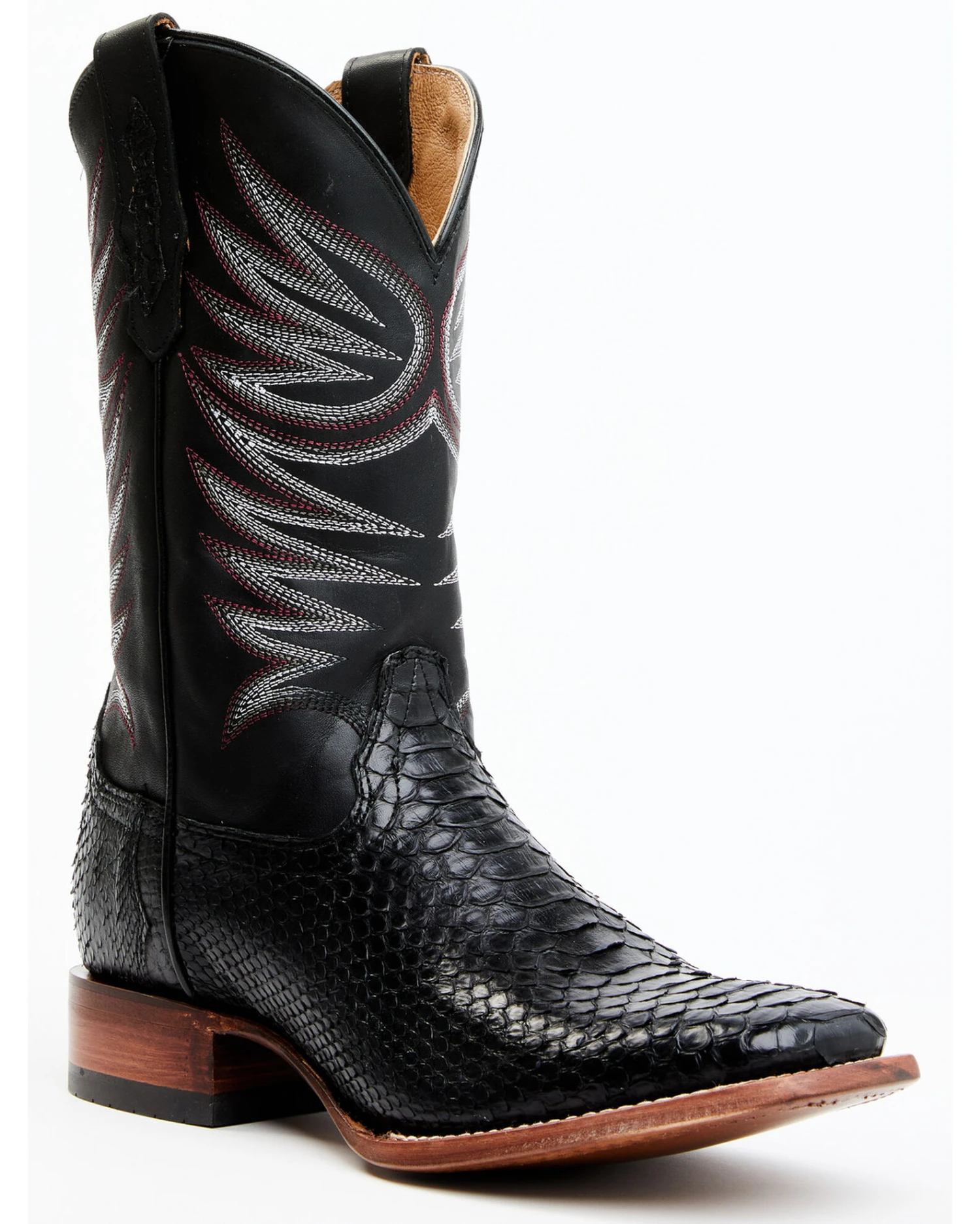 Cody James Men's Matte Python Exotic Western Boots - Broad Square Toe Cody James Men's Matte Python Exotic Western Boots - Broad Square Toe -Cody James Sales 2000356759 001 P1