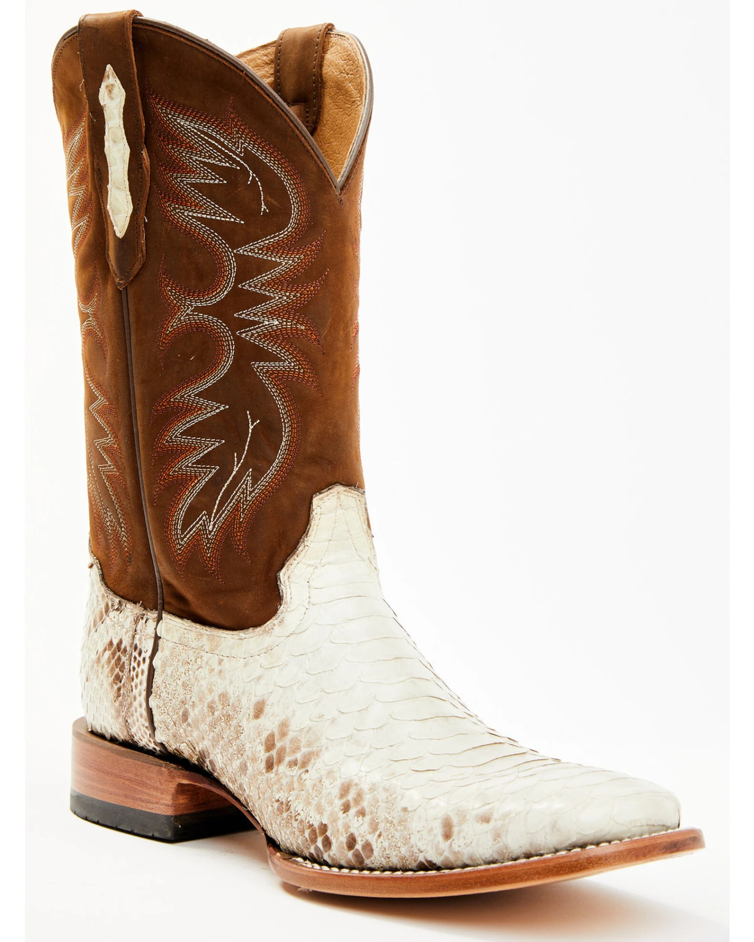 Cody James Men's Bone Python Exotic Western Boot - Broad Square Toe Cody James Men's Bone Python Exotic Western Boot - Broad Square Toe -Cody James Sales 2000356761 200 P1