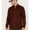 Cody James Men's FR Plaid Print Long Sleeve Snap Work Shirt  -Cody James Sales 2000357955 601 P1
