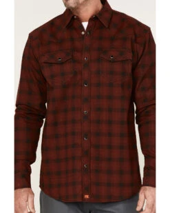 Cody James Men's FR Plaid Print Long Sleeve Snap Work Shirt 4 Cody James Men's FR Plaid Print Long Sleeve Snap Work Shirt -Cody James Sales 2000357955 601 P3