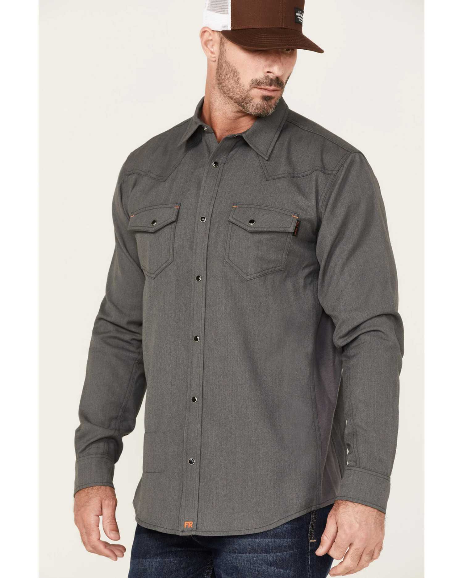 Cody James Men's FR Vented Long Sleeve Button-Down Work Shirt Cody James Men's FR Vented Long Sleeve Button-Down Work Shirt -Cody James Sales 2000357967 020 P2