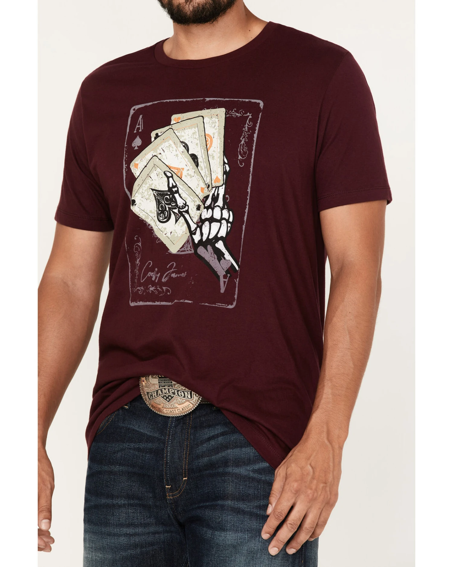 Cody James Hand Cards Graphic T-Shirt Cody James Hand Cards Graphic T-Shirt -Cody James Sales 2000359067 640 P3