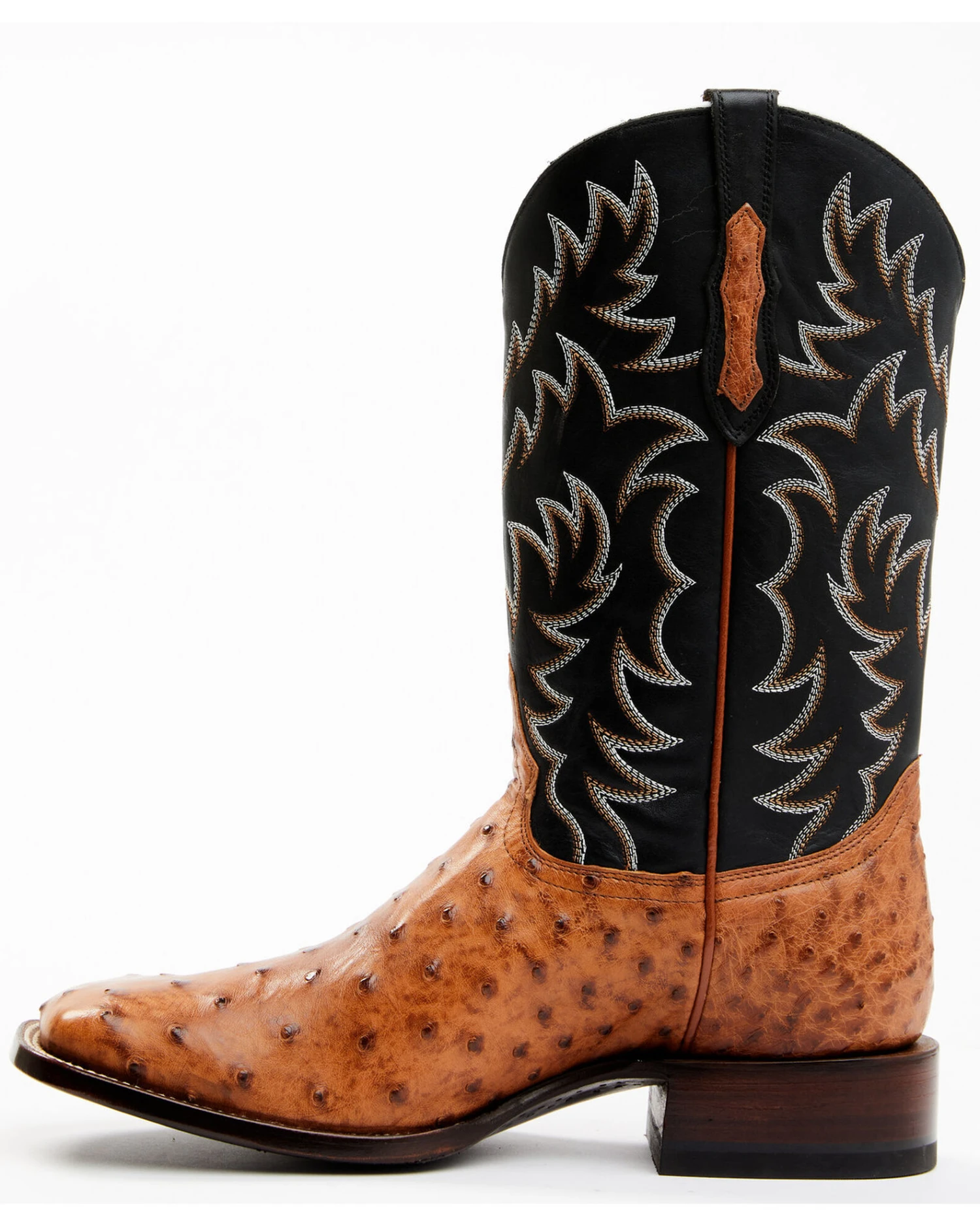 Cody James Men's Full Quill Cognac Ostrich Exotic Western Boots - Broad Square Toe Cody James Men's Full Quill Cognac Ostrich Exotic Western Boots - Broad Square Toe -Cody James Sales 2000359772 001 P3