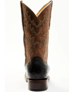 Cody James Men's Saddle Black Full-Quill Ostrich Exotic Western Boots - Broad Square Toe 6 Cody James Men's Saddle Black Full-Quill Ostrich Exotic Western Boots - Broad Square Toe -Cody James Sales 2000359778 001 P5