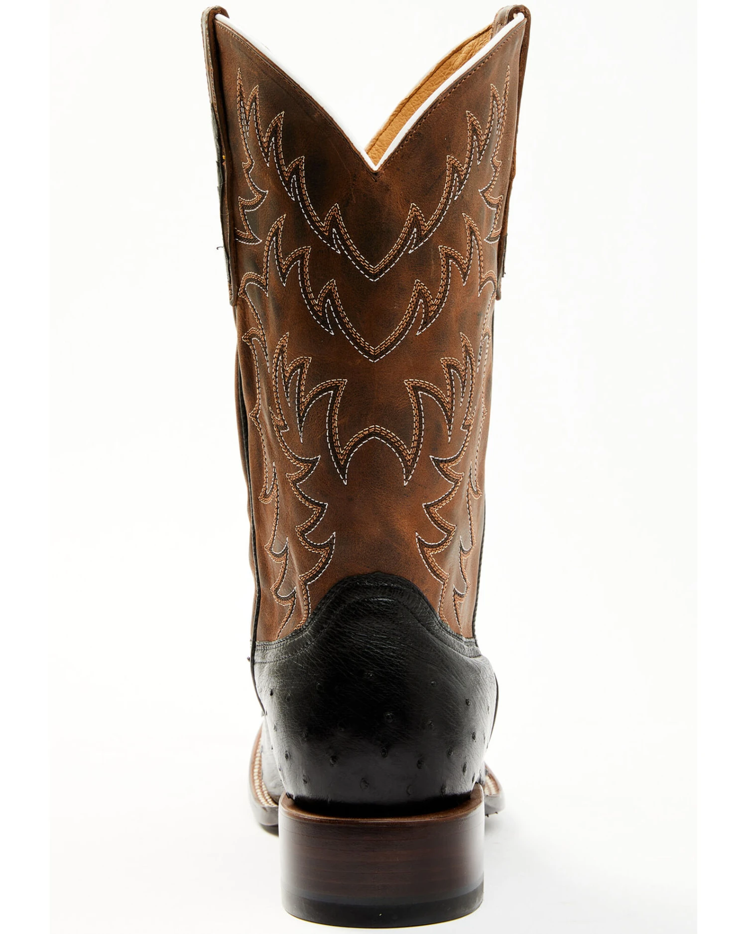 Cody James Men's Saddle Black Full-Quill Ostrich Exotic Western Boots - Broad Square Toe Cody James Men's Saddle Black Full-Quill Ostrich Exotic Western Boots - Broad Square Toe -Cody James Sales 2000359778 001 P5