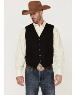 Cody James Men's Highlands Slub Button-Front Western VestÂ