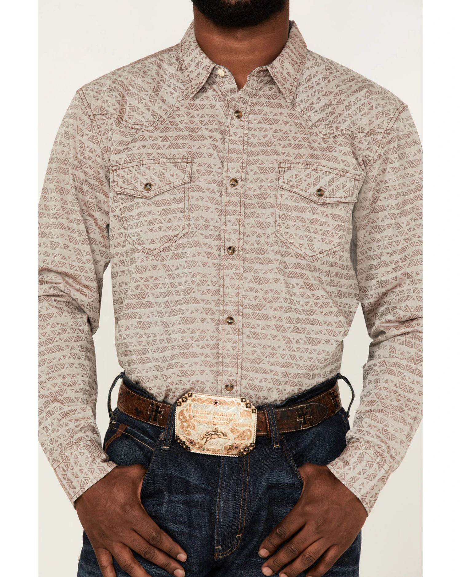 Cody James Men's Century Southwestern Jacquard Print Long Sleeve Snap Western Shirt Cody James Men's Century Southwestern Jacquard Print Long Sleeve Snap Western Shirt -Cody James Sales 2000364940 200 P3
