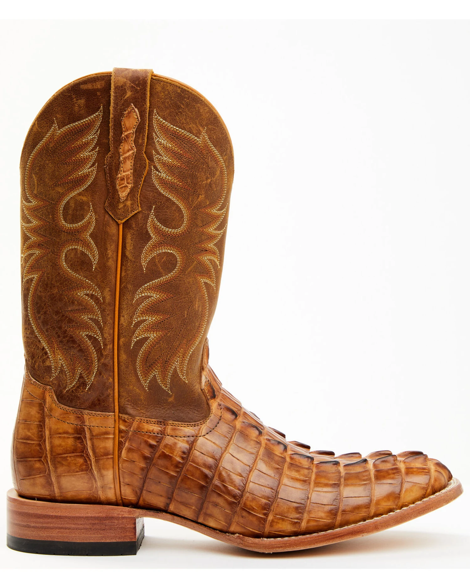 Cody James Men's Caiman Cognac 12" Exotic Western Boots - Broad Square Toe Cody James Men's Caiman Cognac 12" Exotic Western Boots - Broad Square Toe -Cody James Sales 2000366182 280 P2