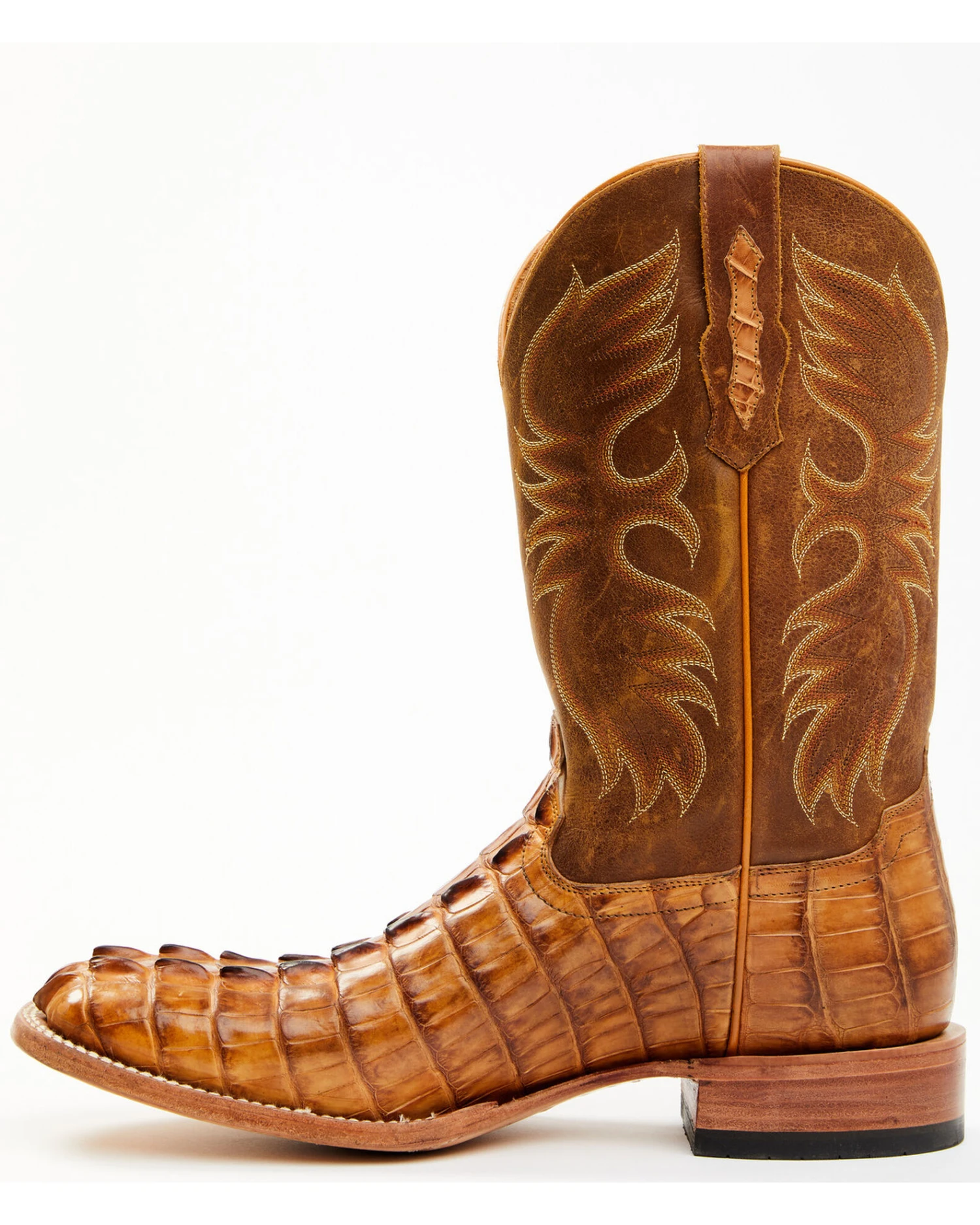 Cody James Men's Caiman Cognac 12" Exotic Western Boots - Broad Square Toe Cody James Men's Caiman Cognac 12" Exotic Western Boots - Broad Square Toe -Cody James Sales 2000366182 280 P3