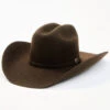 Cody James Men's 5X Chocolate Self Band Cattleman Fur Blend Western Hat -Cody James Sales 2000372624 200 P1