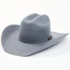 Cody James Men's 5X Self Band Cattleman Fur Blend Western Hat - Granite
