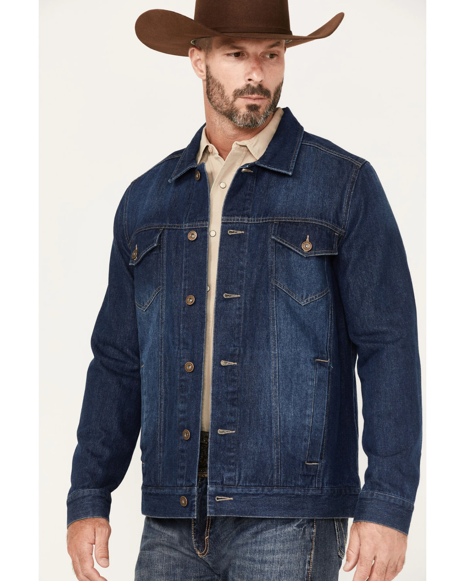 Cody James Men's Coasting Medium Wash Unlined Denim Jacket Cody James Men's Coasting Medium Wash Unlined Denim Jacket -Cody James Sales 2000373948 414 P3