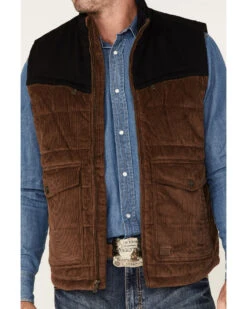 Cody James Men's Waren Corduroy Puffer Vest -Cody James Sales 2000373954 200 P3