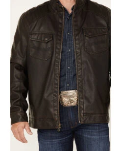 Cody James Men's Houston Distressed Moto Jacket -Cody James Sales 2000373966 200 P3