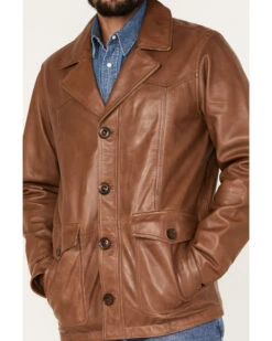 Cody James Men's Dale Leather Field Jacket 4 Cody James Men's Dale Leather Field Jacket -Cody James Sales 2000373969 200 P3