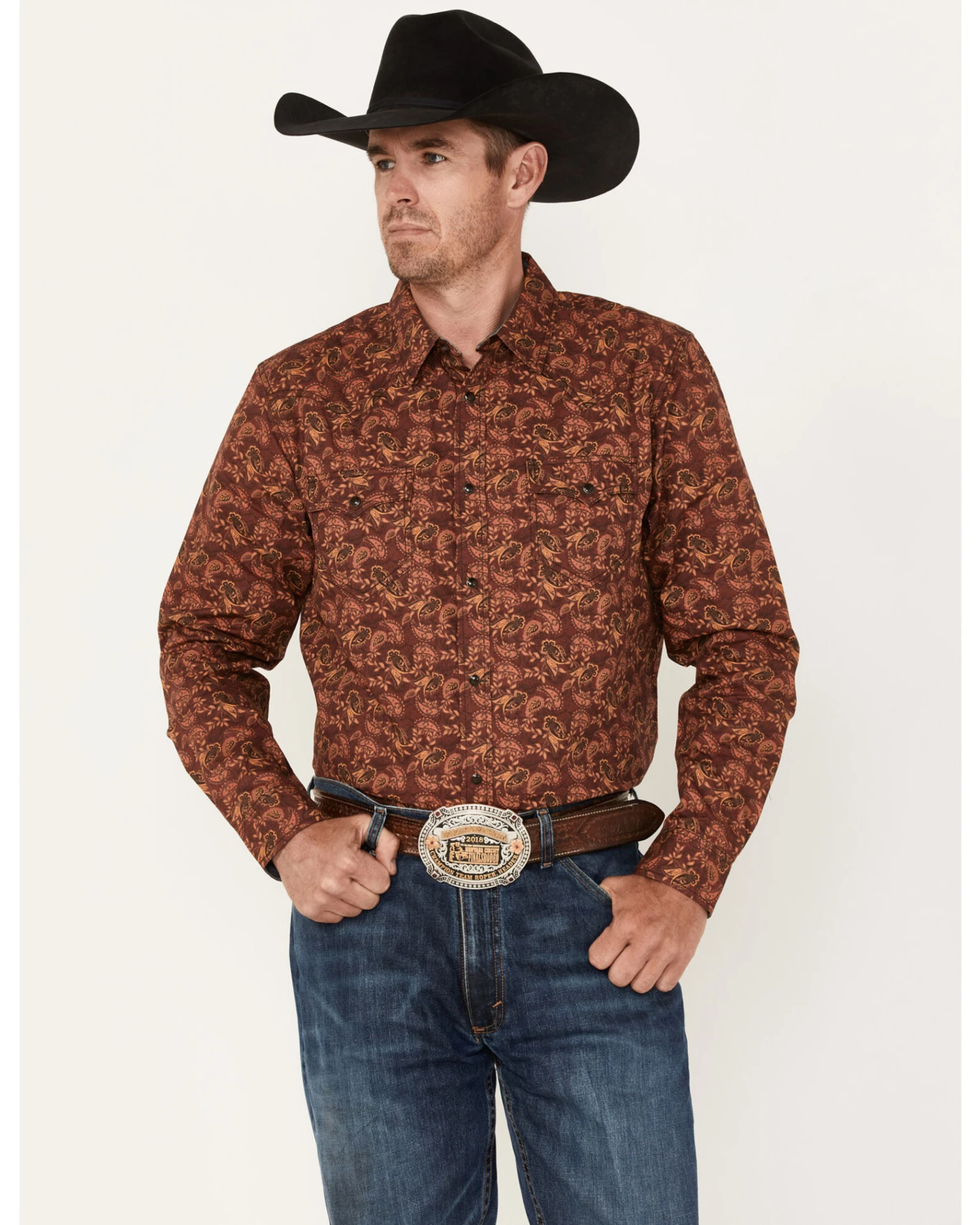 Cody James Men's On Tour Paisley Print Long Sleeve Snap Western Shirt - Big & Tall Cody James Men's On Tour Paisley Print Long Sleeve Snap Western Shirt - Big & Tall -Cody James Sales 2000374108 640 P1