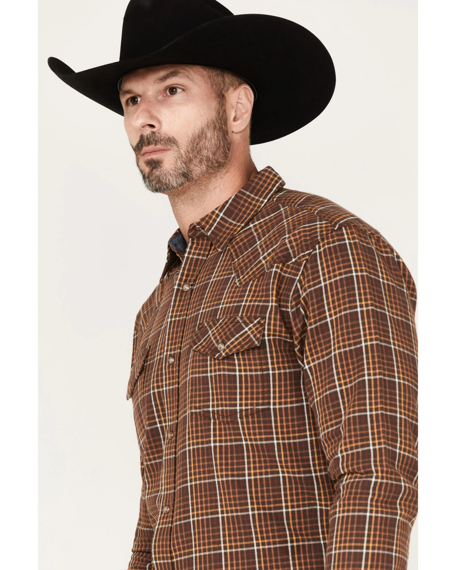 Cody James Men's Rusty Nail Small Plaid Print Long Sleeve Snap Western Flannel Shirt - Big & Tall Cody James Men's Rusty Nail Small Plaid Print Long Sleeve Snap Western Flannel Shirt - Big & Tall -Cody James Sales 2000374134 220 P2