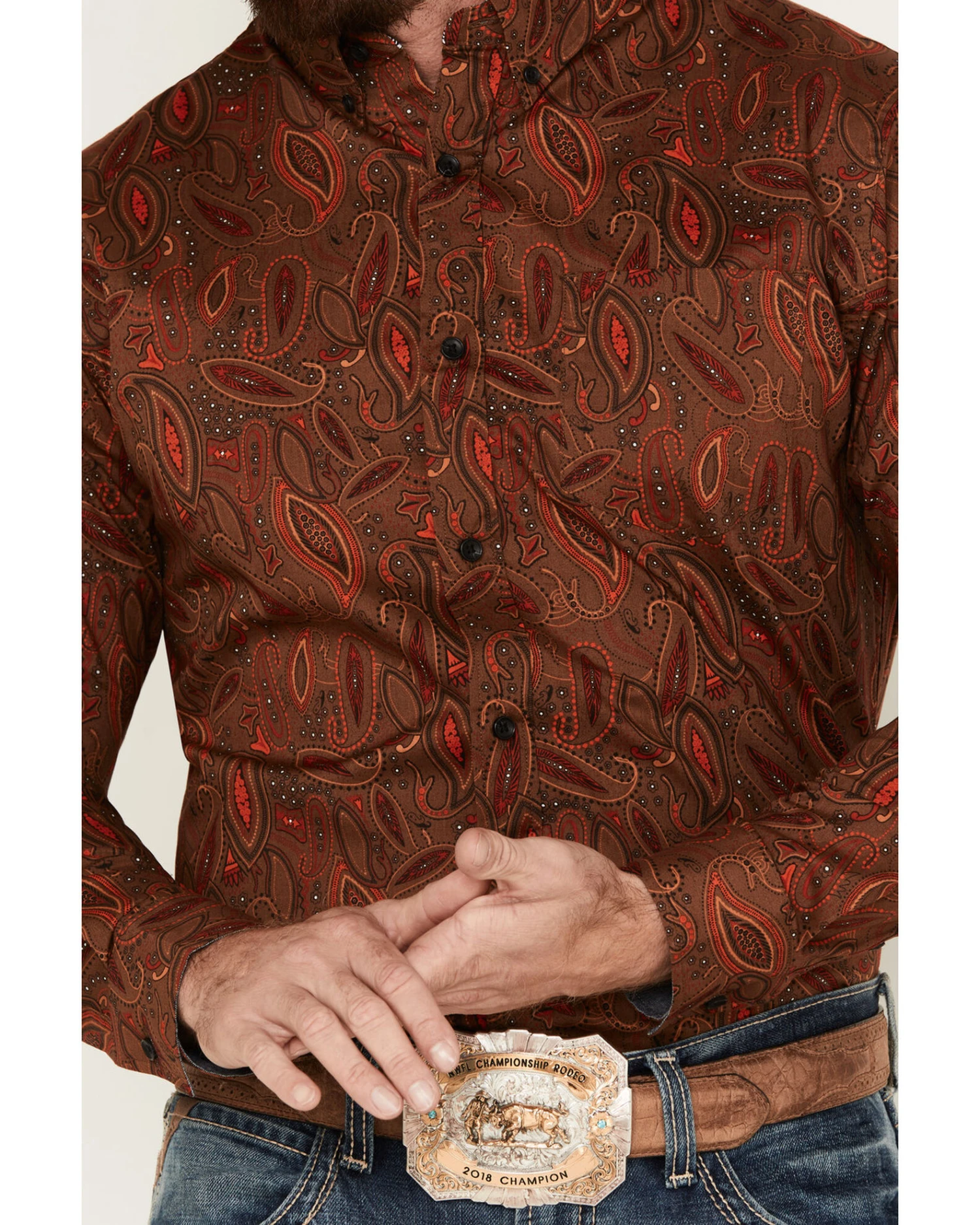 Cody James Tortuga Paisley Print Button Down Western Shirt - Big & Tall Cody James Tortuga Paisley Print Button Down Western Shirt - Big & Tall -Cody James Sales 2000374149 200 P3