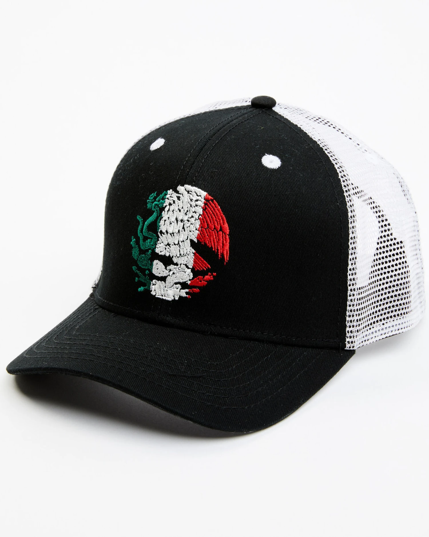 Cody James Men's Embroidered Mexican Flag Eagle Mesh Back Ball Cap Cody James Men's Embroidered Mexican Flag Eagle Mesh Back Ball Cap -Cody James Sales 2000374350 001 P1