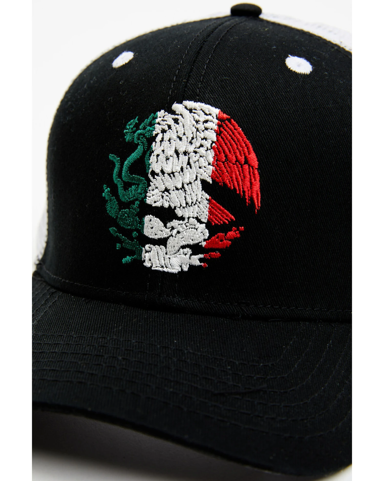 Cody James Men's Embroidered Mexican Flag Eagle Mesh Back Ball Cap Cody James Men's Embroidered Mexican Flag Eagle Mesh Back Ball Cap -Cody James Sales 2000374350 001 P2
