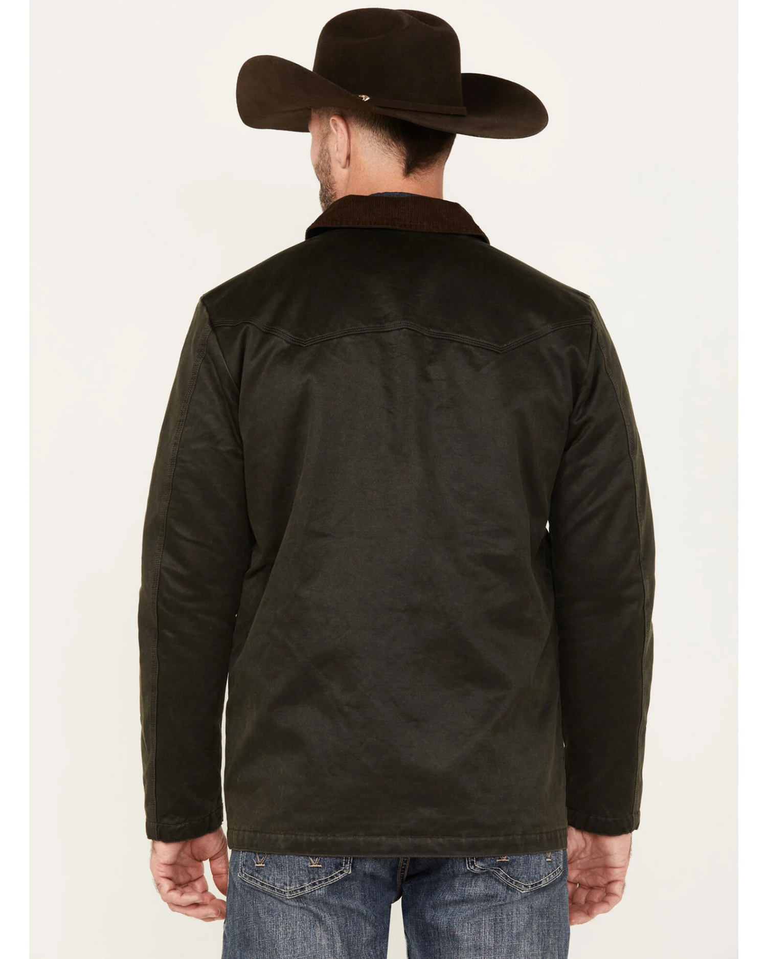 Cody James Men's Mansfield Oilskin Field Coat Cody James Men's Mansfield Oilskin Field Coat -Cody James Sales 2000375538 341 P4