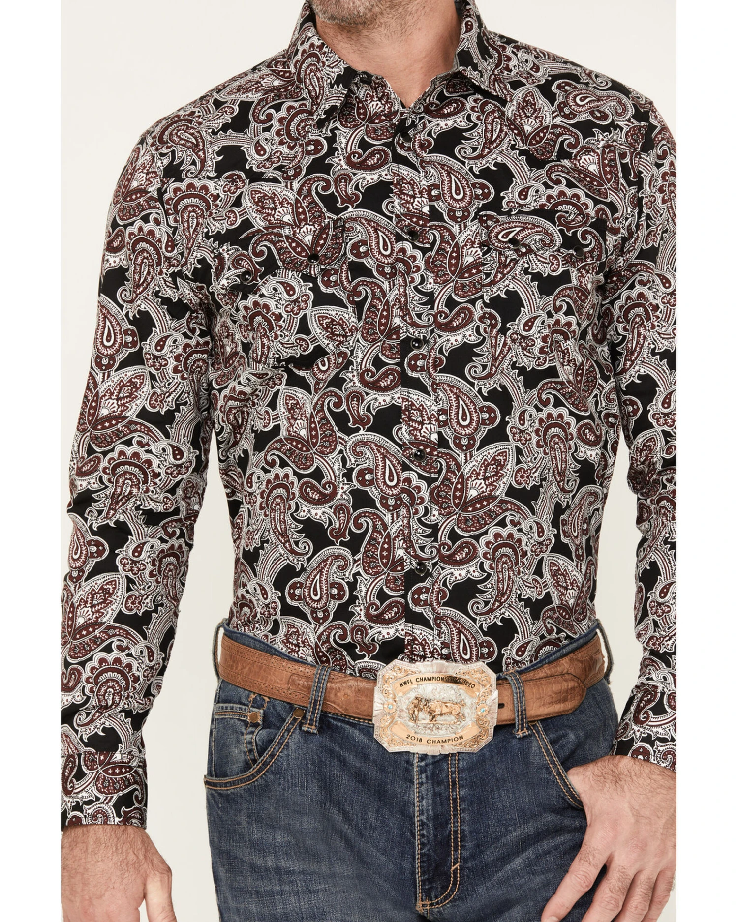 Cody James Men's Johnny Ringo Long Sleeve Snap Western Shirt Cody James Men's Johnny Ringo Long Sleeve Snap Western Shirt -Cody James Sales 2000380446 600 P3