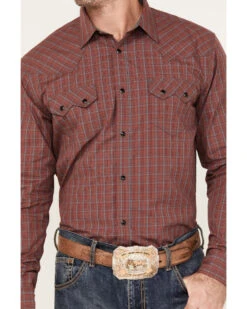 Cody James Men's Fire Mountain Long Sleeve Plaid Print Snap Western Shirt -Cody James Sales 2000380447 600 P3