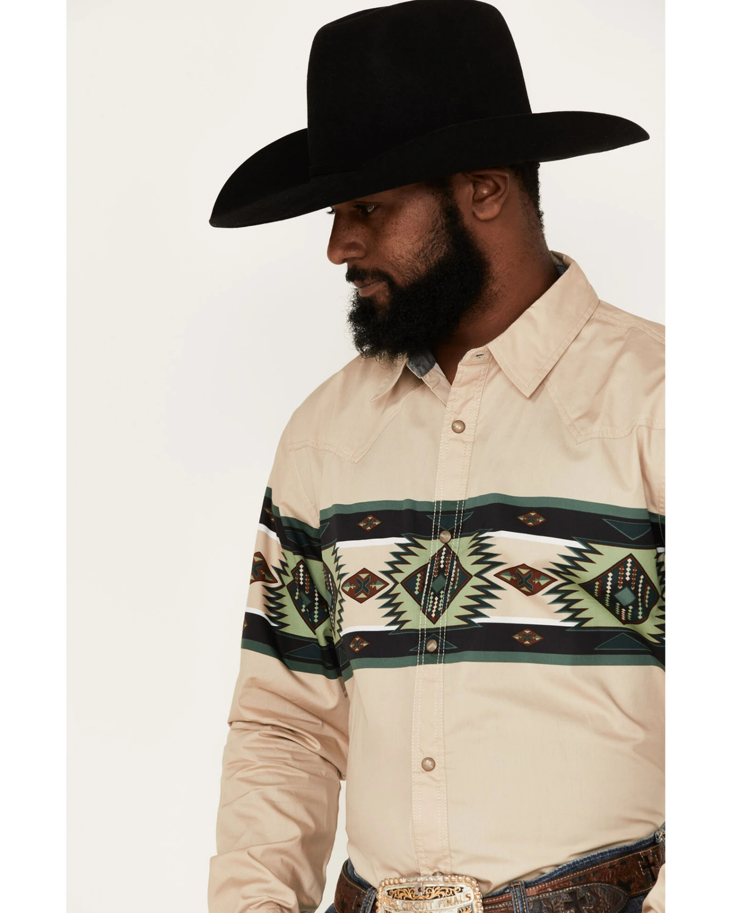 Cody James Men's Coyote Border Long Sleeve Snap Western Shirt Cody James Men's Coyote Border Long Sleeve Snap Western Shirt -Cody James Sales 2000380453 280 P2